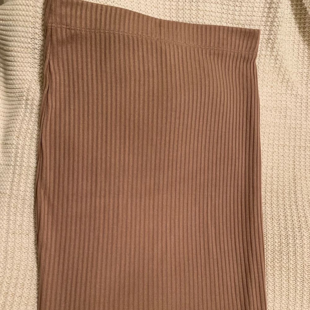 Dark Nude Tight bodycon Skirt